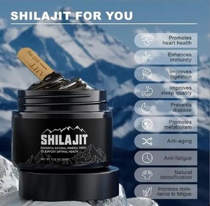 OEM Pure Shilajit Cream With 85+ Original <strong>Fulvic</strong> &amp; Humic Acid Supplements for Immunity and Digeation Support