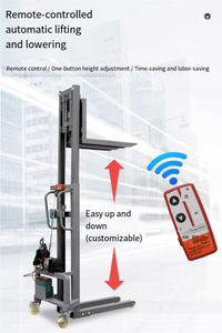 Nueva máquina de carga de carretilla elevadora portátil eléctrica con carga y descarga automática y control remoto