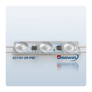 High End AC kayıpsız dağınık yansıma 110v LED modülü su geçirmez IP68 2W 3 Leds işaretleri için 3030 SMD Led modül lamba - Product Image 1