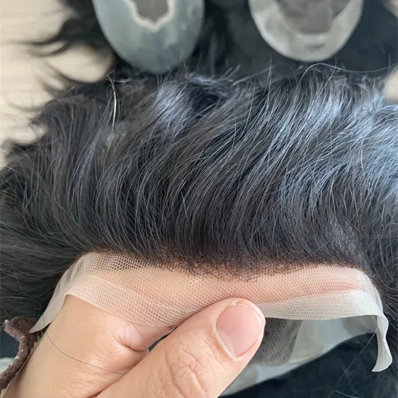 LUFA88 mono toupee vendita calda medio oriente capelli umani per uomini e uomini ricci parrucchino e capelli umani parrucchino maschio