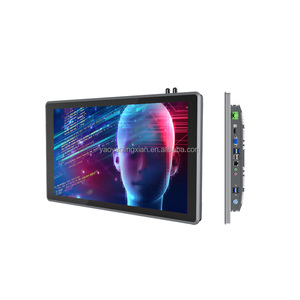 18.5 Inch Window Linux Multi <strong>Function</strong> All in One <strong>Computer</strong> Fanless Cold and Hot Resistance PCAP <strong>Touch</strong> All in One Panel PC - Product Image 2