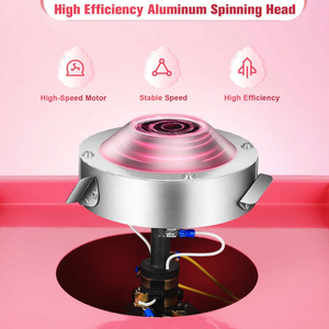 آلة صنع حلوى القطن الحلو Maquina Algodao Doce الاحترافية الكهربائية التجارية خيط السكر للبيع - Product Image 4