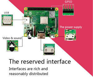 Neue Raspberry Pi 3 Modell A + Plus 4-Core CPU Gleiche Wie Raspberry Pi 3 Modell B + pi 3A + mit WiFi und Blau zahn