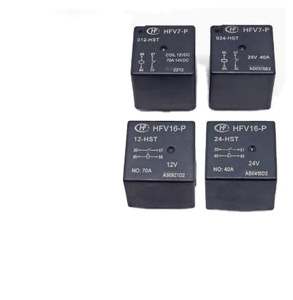 HFV7-P-012-HT (70A) HFV7-P-024-HT (40A) รีเลย์กำลัง12V/24VDC 70A HFV16-P-12-HT จุ่ม4PIN - Product Image 1