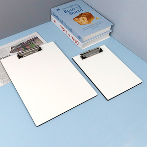 Özel baskılı MDF dosya klasörü çift taraflı baskı süblimasyon MDF boş dosya belge pano klasörü ile Metal klip - Product Image 3