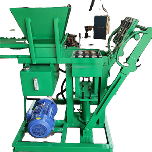 FL2-25 ép thủy lực đất sét nhỏ adobe tay lồng vào nhau máy làm gạch Zambia/Kenya/Ethiopia - Product Image 1