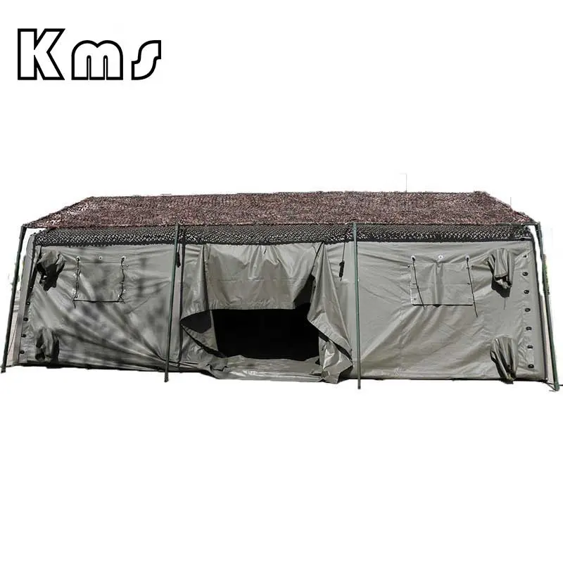 KMS Custom Multifunctional Outdoor Camping Style Waterproof Canvas Camouflage Inflatable Emergency Rescue Tent
