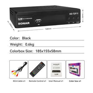Sintonizador de DVB-T2 digital, decodificador de señal HD, wifi, receptor DVBT2, decodificador de señal libre, OEM, de la marca de fábrica - Product Image 2