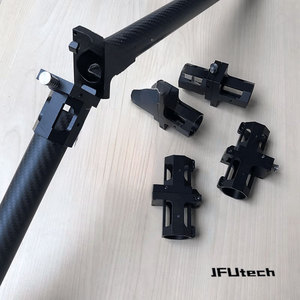Jfu ท่อแขนพับได้30มม. CNC FPV อะไหล่โดรนพร้อมรีโมทคอนโทรลระบบโดรนแบบมัลติโรเตอร์ - Product Image 2