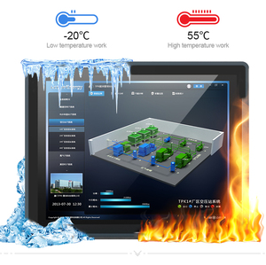 18,5 Monitor de computadora industrial de 21,5 pulgadas Pantalla táctil capacitiva de 10 puntos VGA AV para entrada HMI Interfaz USB integrada-New Pro