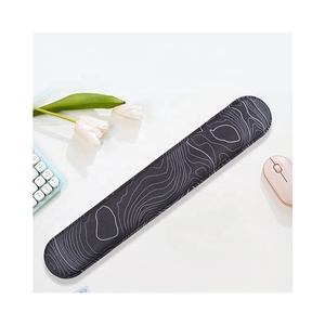 Alfombrilla de ratón negra para juegos de silicona de dibujos animados para PC, alfombrilla de ratón de goma antideslizante para juegos, alfombrilla de ratón de espuma viscoelástica, Accesorios de ordenador para oficina - Product Image 1