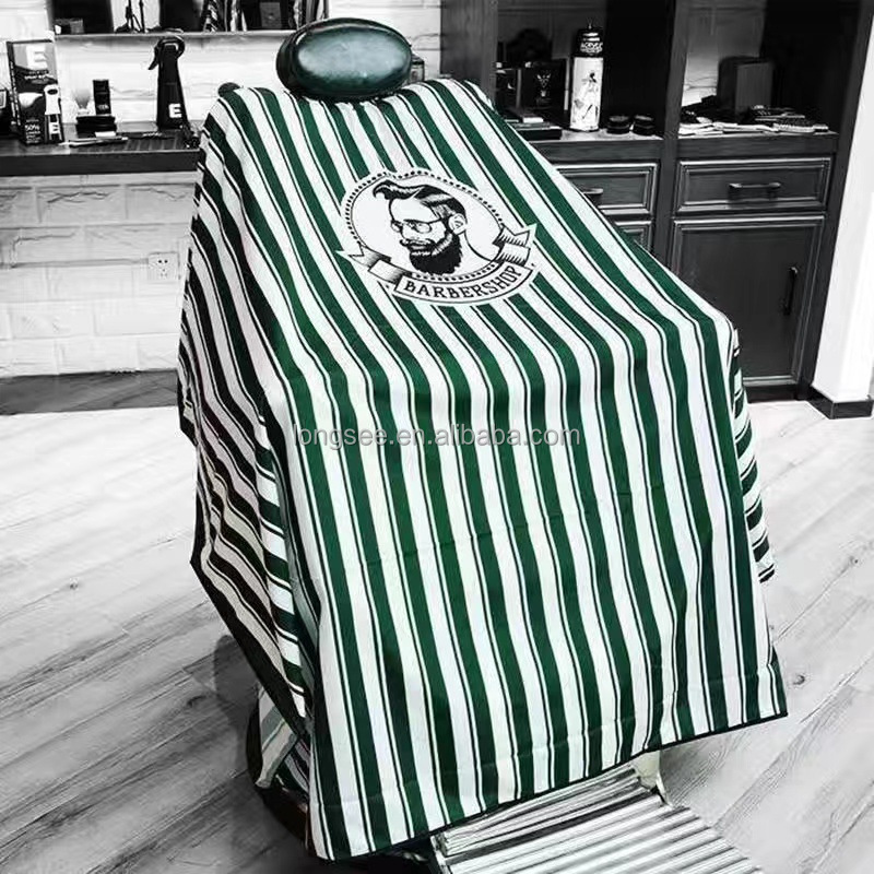 Rayas verdes (tela pongee ligeramente más grande y gruesa)