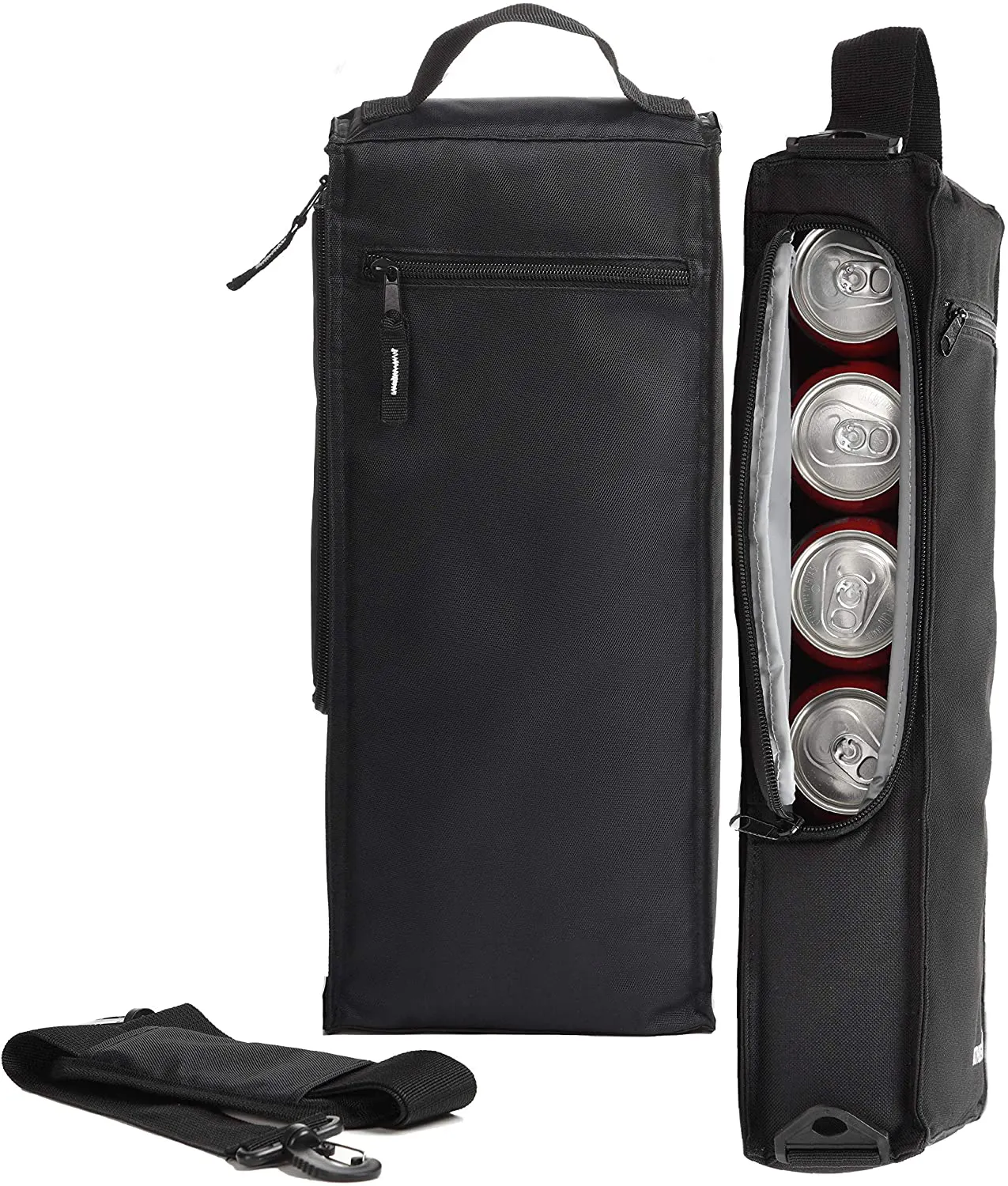 גולף Cooler תיק-רך צדדי מבודד Cooler מחזיק 6 חבילה של פחיות או שני בקבוקי יין