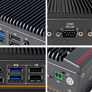 Automatización de fábrica Computadoras industriales integradas sin ventilador Windows10 Linux PC BOX