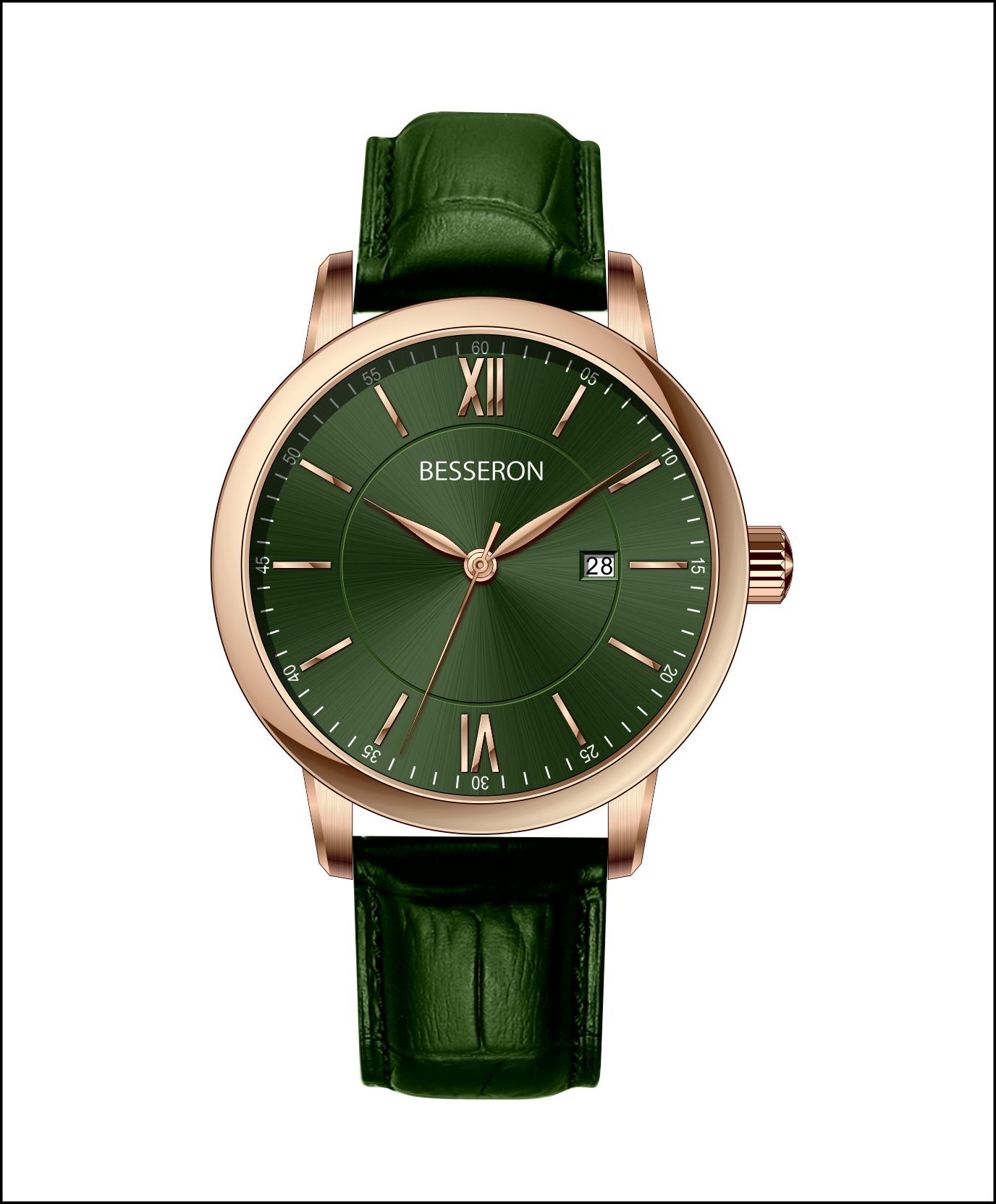montre en cuir simple 13