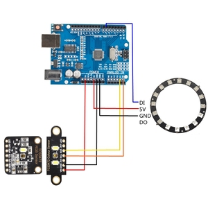 Scheda di sviluppo RGB del modulo di riconoscimento del sensore di colore TCS34725 IIC per STM32