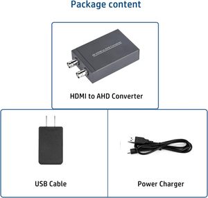 El bucle de conversión coaxial del convertidor 4K HDMI a AHD 1080P emite la señal HDMI a AHD 1 en 2 salidas - Product Image 5