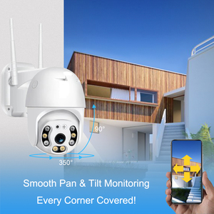 V380 WiFi PTZ摄像机3MP H.264双向语音对讲人体跟踪闭路电视摄像机旋转室外防水摄像机 - Product Image 6