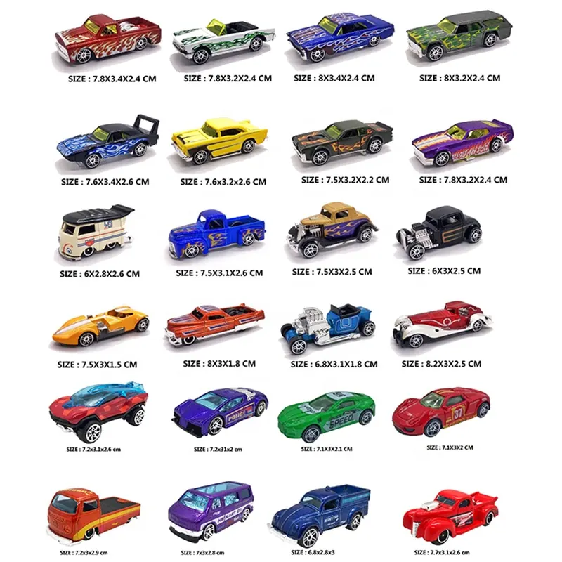 Mini liga diecast carro pequeno 1:64 rodas de veículo de metal brinquedos conjunto de modelo de carros de corrida brinquedo