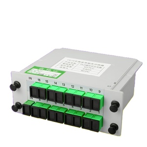 SC/<strong>APC</strong> Optical Fiber Splitter 1:16 Insert Cassette Tape Type Fiber Plc Splitter Plug-in Planar Lightwave <strong>Circuit</strong> - Product Image 1