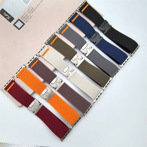 Boucle en nylon pour Apple Watch Series 10 46mm Boucle de style parachute Bande élastique pour IWatch Ultra2 49mm 9 8 7 42 44 45mm Bracelet - Product Image 1