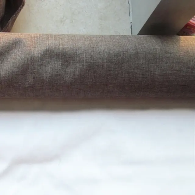 Огнезащитных экологически чистый искусственный Лен 3 пройти покрытием затемненая ткань для занавесок для гостиницы