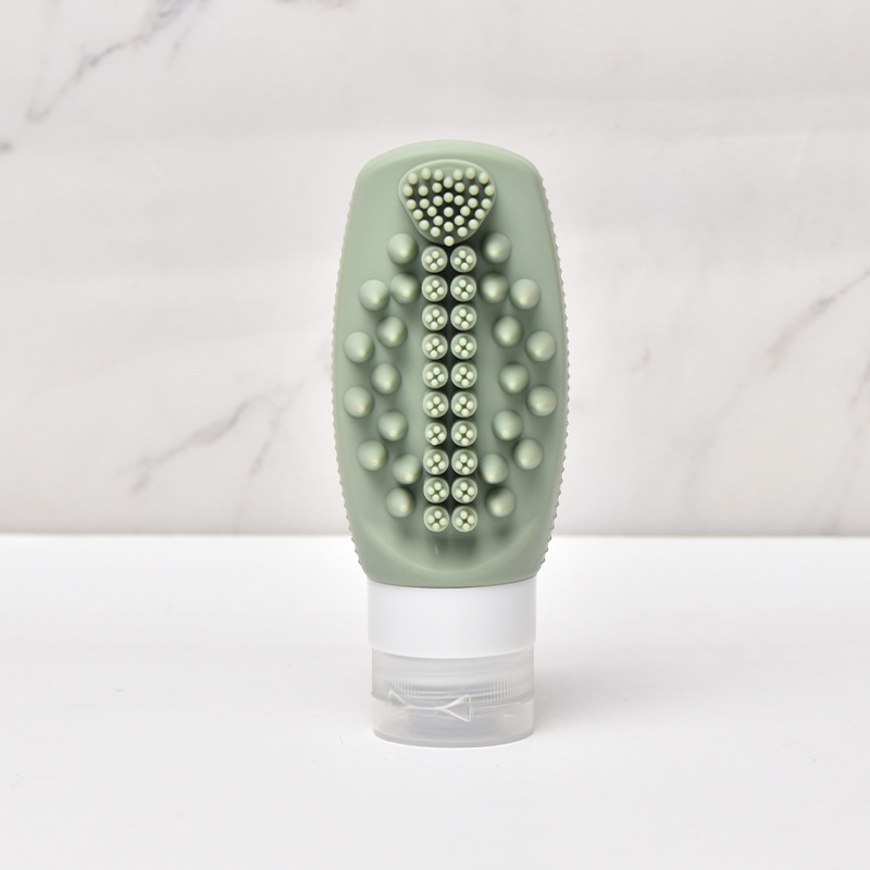 Matcha green-multifunctional silicone dispensing bottle