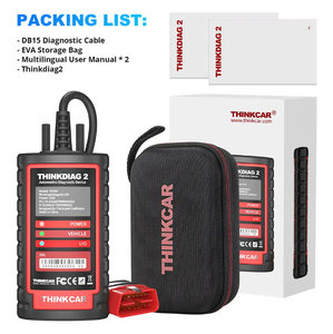 Think diag 2 Full Softwares 16 Reset-Funktionen ECU-Codierung Alle bidirektion alen Systeme Steuerung Kfz-Diagnose codes canner - Product Image 2