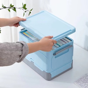 Katlanabilir saklama kutusu tasarruf alanı gövde katlanabilir organizatör dayanıklı kaymaz alt ile taşıması kolay hafif saklama kutusu - Product Image 3