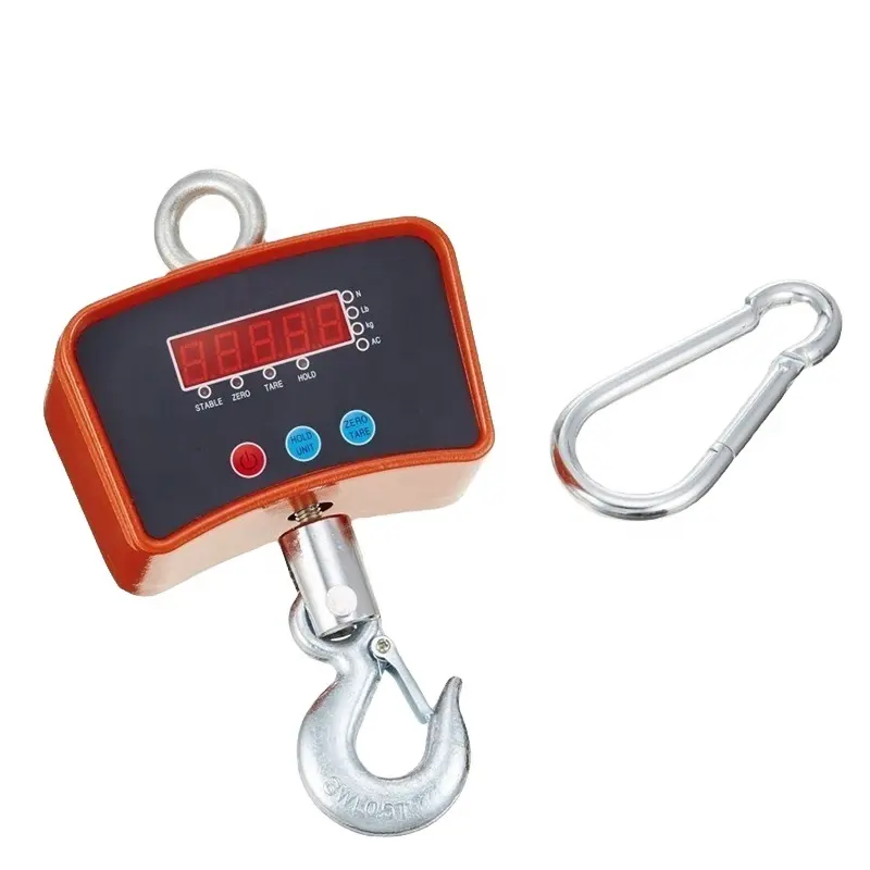 Hoge Kwaliteit 300Kg Mini Digitale Kraan Schaal Bagage Vissen Balans Pocket Weight Schaal Haak Hangende Kraan Elektronische Weegschalen