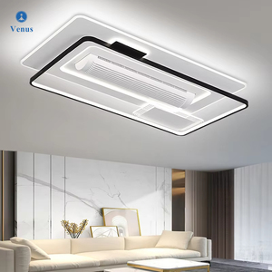 Novo Design <span class=keywords><strong>Fan</strong></span> <span class=keywords><strong>Light</strong></span> Hotel Quarto Decorativo Recessed Smart Bladesess Ventilador De Teto Com Luz E Remoto