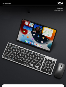 Ultra-Slim Dual-Mode Bluetooth 4.2 2.4G Wireless <strong>Keyboard</strong> Mouse Combo Rechargeable for Multiple Devices USB Interface New - Product Image 6