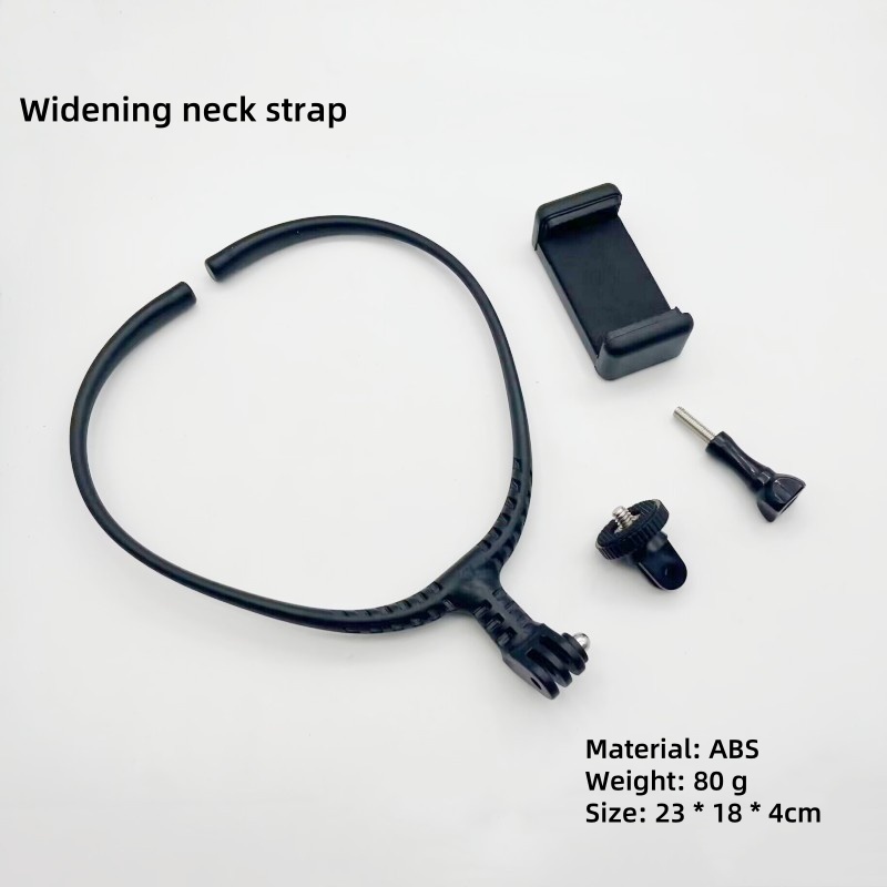 Hanging neck with phone clip