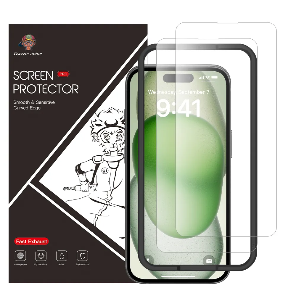 Премиум 9H 2.5D Закаленное стекло экрана пленка для iPhone 12 13 14 15 Pro Max протектор экрана