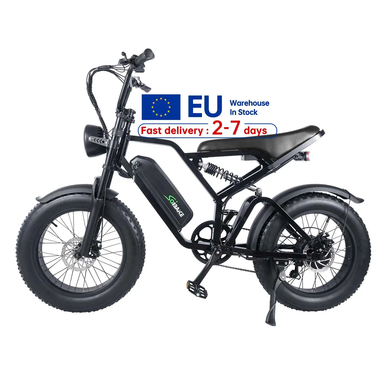 Full Suspension 250W 750W bici elettrica 500w Fat Tire bicicletta Beach Cruise E-Bike All Terrain Offroad Ebike per adulti