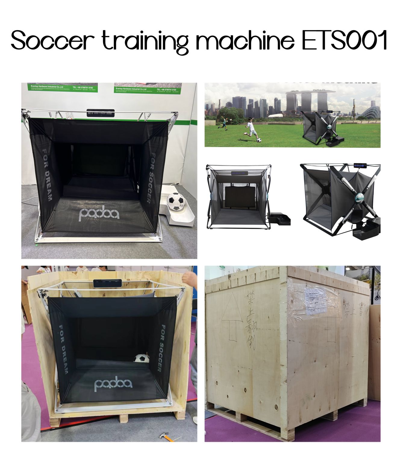 Exercices de tir au football