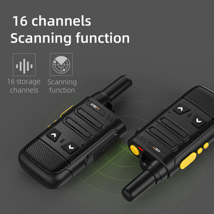 Walkie-talkie de largo alcance, dispositivo de comunicación Mini portátil de dos vías, Walkie Talky, inalámbrico, transceptor Uhf, 2 paquetes