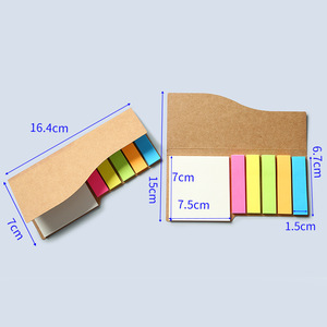 Juego de blocs de notas no adhesivas personalizados Bloc de notas en blanco Cubo de notas de colores brillantes Caja de notas no adhesivas Papel de origami