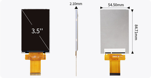Polcd 3,5 pulgadas 320X480 píxeles IPS pantalla ILI9488 SPI RGB interfaz TFT LCD Módulo de pantalla - Product Image 4
