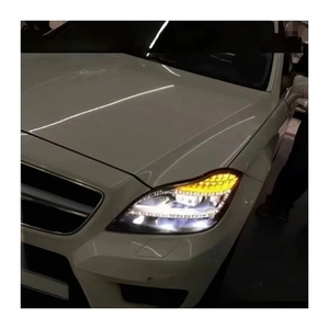 Mercedes Benz CLS W218 LED farlar için High-End kalite 12V sarı ve Amber kafa lambası ışığı için clclcl350 CLS400 - Product Image 3
