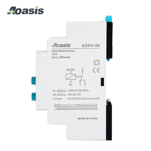 Aoasis ADRV-08 מיניאטורי ממסר הוביל תצוגה דיגיטלית ac ממסר זמן 220V זמן - Product Image 5