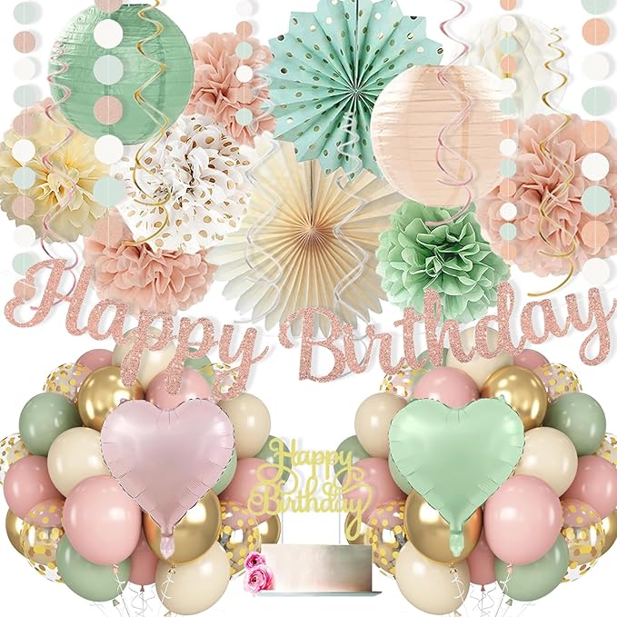 Vert sauge Rose blush