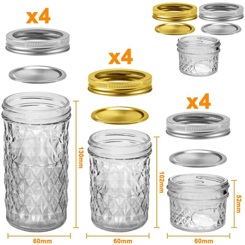 Rhombic glass cup+Partitioned cover plate