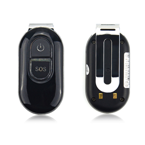 黑色迷你防水 GSM GPS 跟踪器定位器实时跟踪装置为儿童宠物狗狗车辆个人 SOS gprs 跟踪器 - Product Image 1