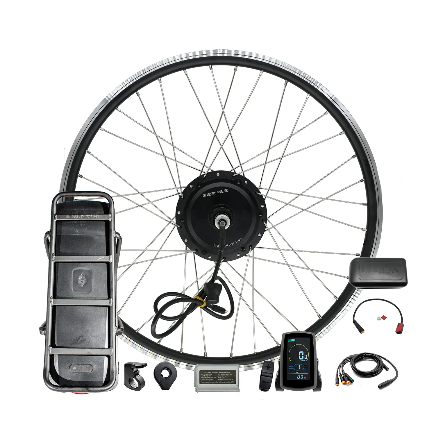 GreenPedel Bicicleta Elétrica Parte 36V 250W Cassette Brushless Gear Motor Kit Para Ebike Conversão Kit Ciclismo Motor Kit