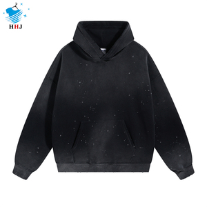 New Splash Mực Làm Cũ Cạnh Phun Khỉ Và Nhung Biểu Tượng Tùy Chỉnh Dtg In Quá Khổ 100% Bông Áo Cho Nam Giới Và Phụ Nữ - Product Image 6