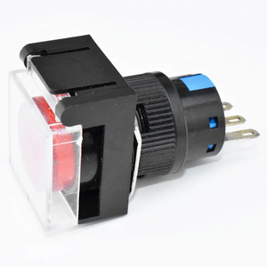 Interruttore quadrato rotondo rettangolare LA16 con interruttore a pulsante a Led 16MM - Product Image 2