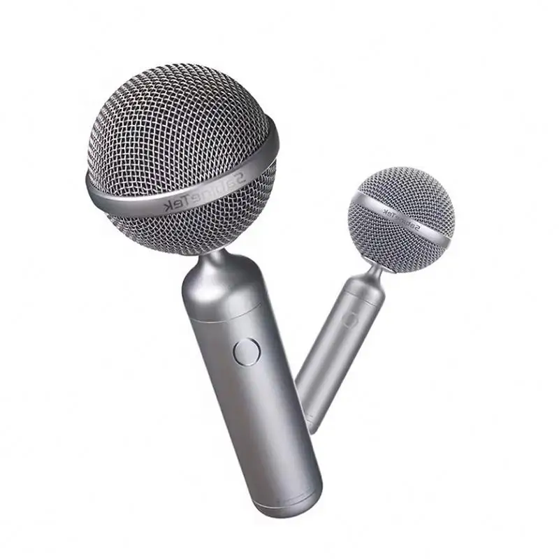 Pengiriman cepat dalam stok mikrofon pemutar musik perekam menyanyi mikrofon Ktv