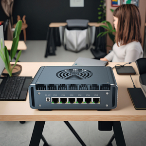 Potente 13th Gen Core I7 13620H I5 1345U DDR5 6x2.5G LAN Proxmox Router di rete HD Computer Soft Firewall N100 Mini PC 6lan - Product Image 6