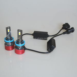 Yüksek kalite 56W V13 araç aydınlatma sistemi, 6000k beyaz LED far ampulü 3570 çip Canbus fonksiyonu 12V H11 araba LED far - Product Image 6